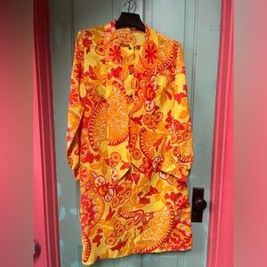 Funky 1970s loud, colorful dress!